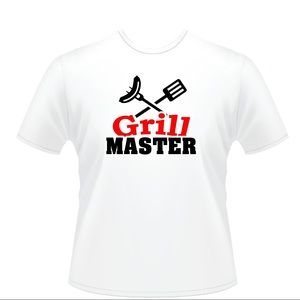 Brand new Male Grill Master t-shirt